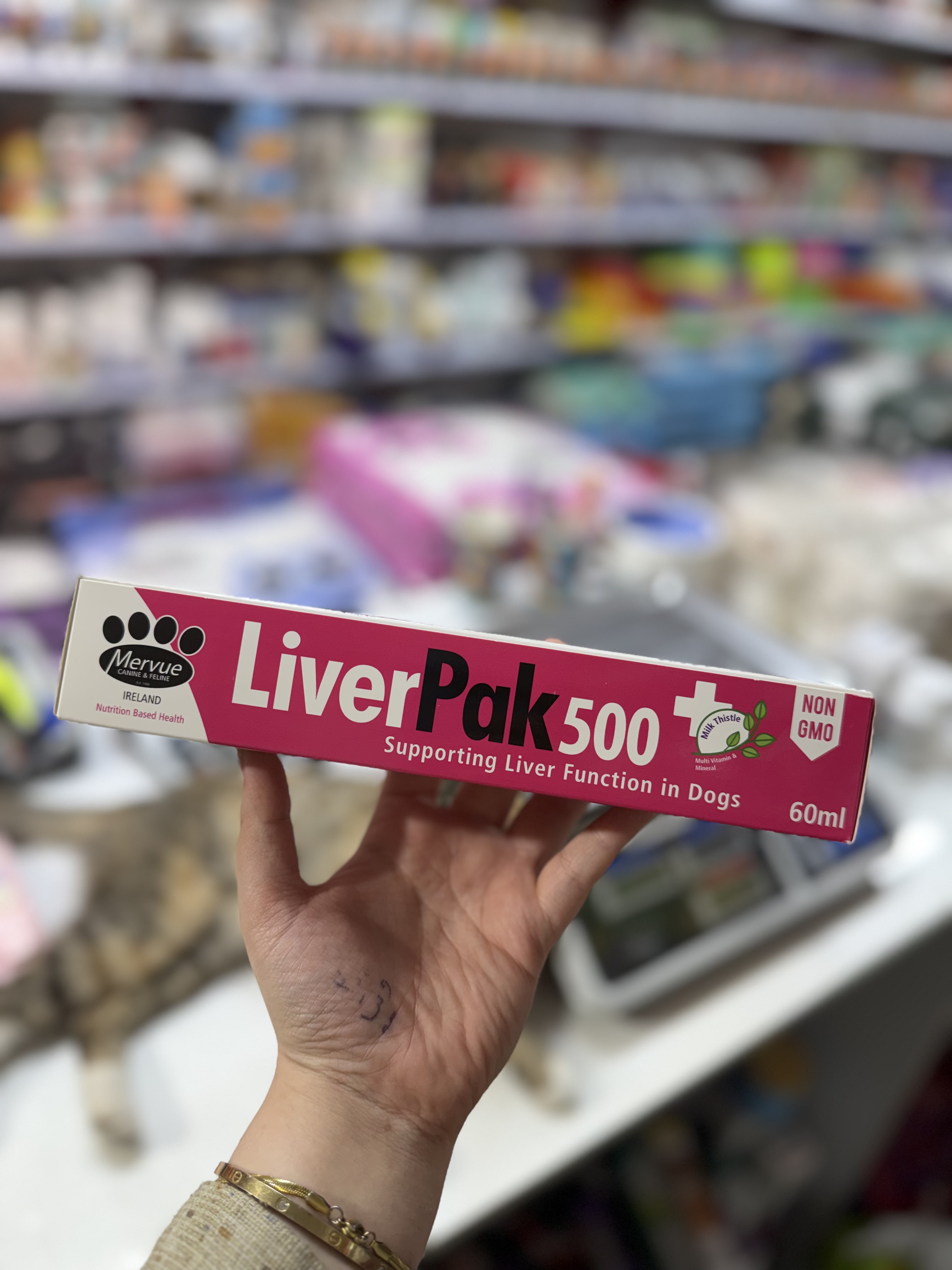 مکمل درمانی و تقویتی کبد سگ LiverPak برند Mervue | سم زدایی و بازسازی سلول های کبدی