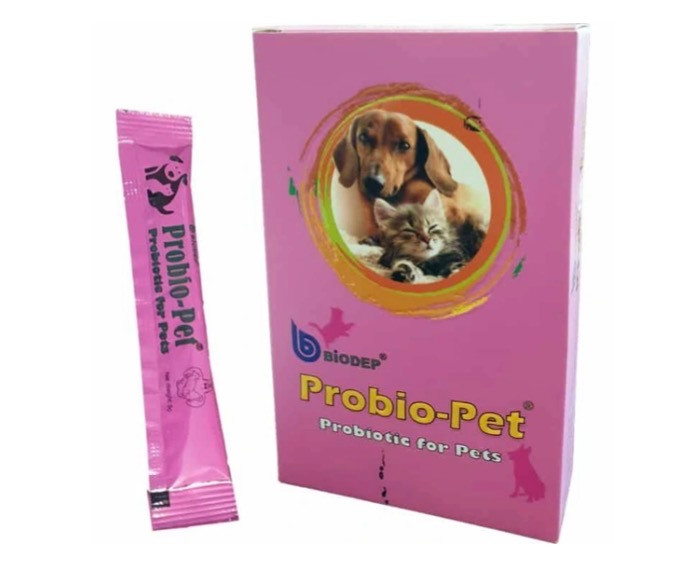 پودر پروبیوتیک سگ و گربه بایودپ مدل Probio-Pet (دونه ایی)