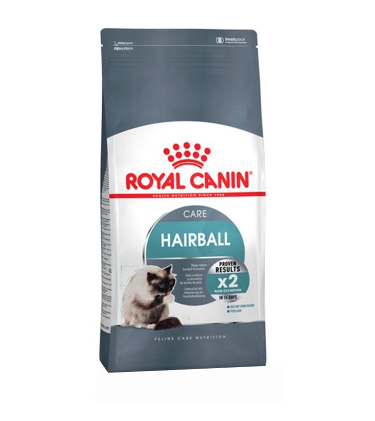 غذای خشک مراقبتی رویال کنین گربه هیربال Hairball بستهی 2 کیلوگرم