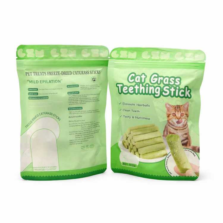 تشویقی گربه سی زد ام مدل Cat Grass Teething Stick طعم مرغ وزن 30 گرم