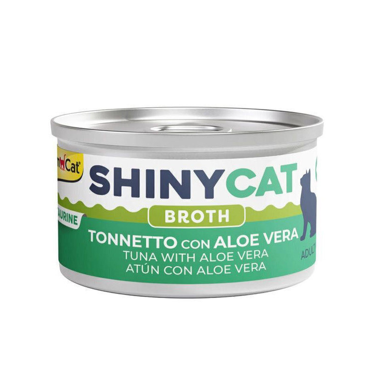 کنسرو غذای گربه بالغ جیم کت مدل Cat Food Chicken Tuna & Aloe Vera in Sauce طعم ماهی تن و آلوئه ورا وزن 70 گرم بسته 6 عددی