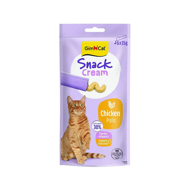 بستنی گربه جیم کت مدل Snack Cream با طعم مرغ وزن 90 گرم