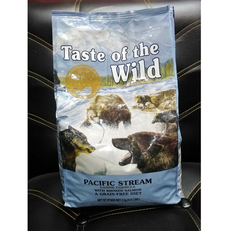 غذای خشک سگ تیست اف ویلد مدل Pacific Stream Canine Recipe طعم ماهی سالمون دودی وزن 2 کیلوگرم