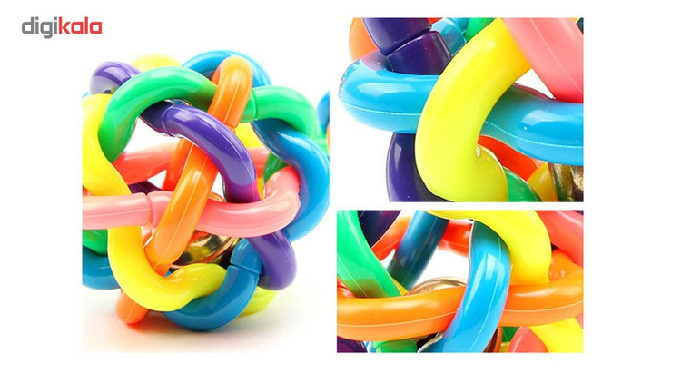 اسباب بازی سگ توپ پیچ در پیچ مدل Juguetes Perro Ball-M قطر 6.5 سانتی متری