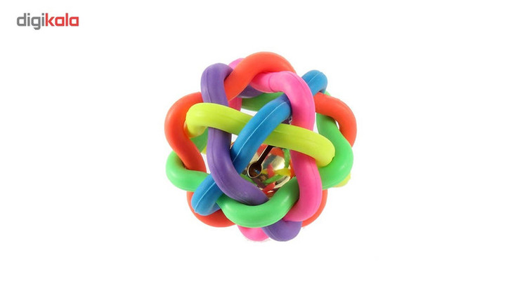 اسباب بازی سگ توپ پیچ در پیچ مدل Juguetes Perro Ball-M قطر 6.5 سانتی متری