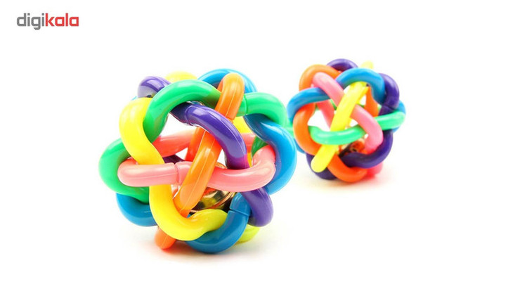 اسباب بازی سگ توپ پیچ در پیچ مدل Juguetes Perro Ball-M قطر 6.5 سانتی متری
