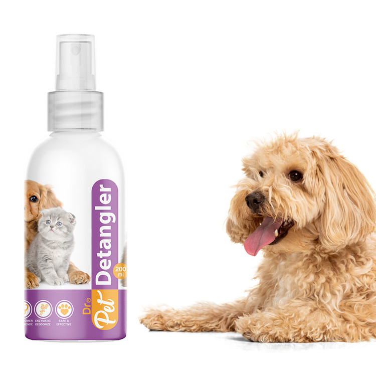 اسپری تقویت کننده موی سگ و گربه دکترپت مدل Detangler Spray حجم 200 میلی لیتر